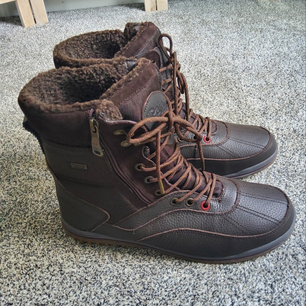 PAJAR Canada Persius Men's Winter Snow Boots Brown Size 14 Euc - Picture 2 of 7